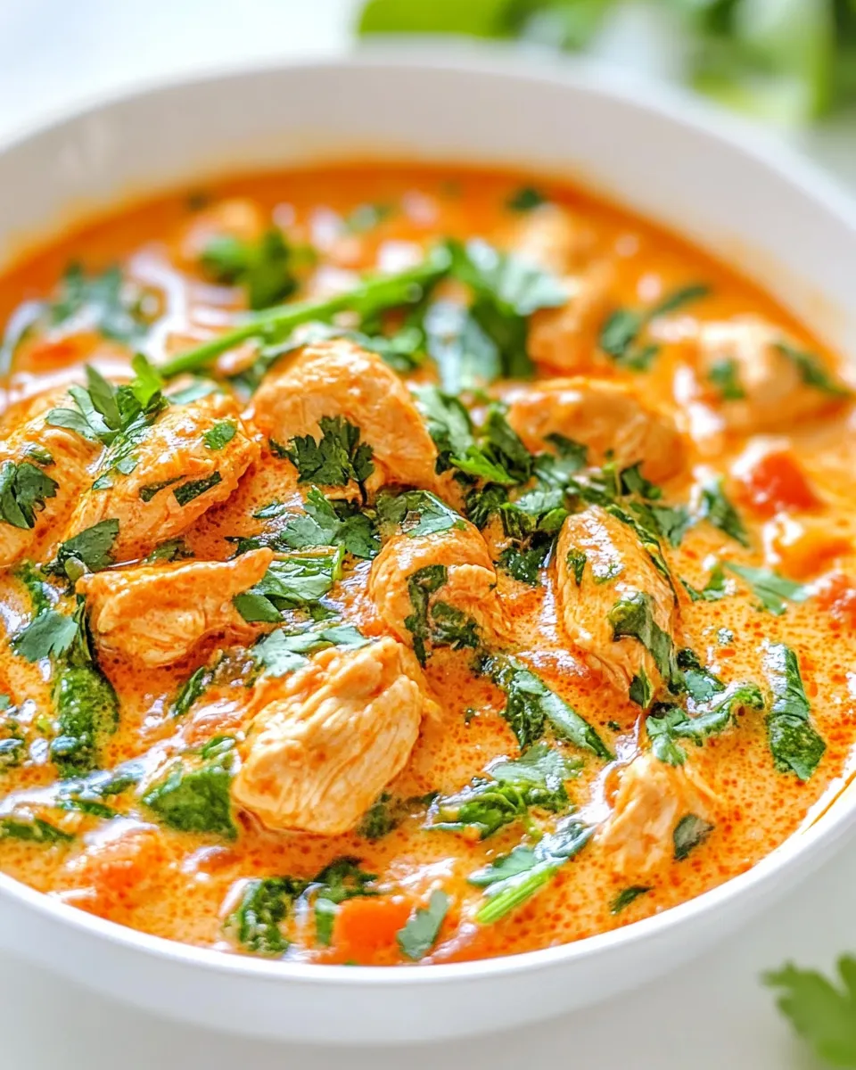 Homemade Thai Chicken Coconut Curry photo