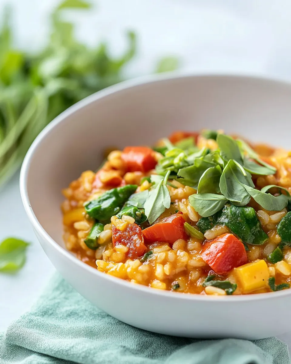 Easy Thai Red Curry Risotto recipe photo