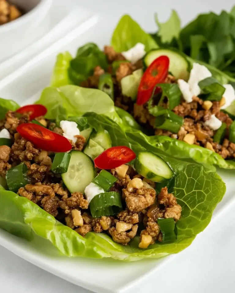 Easy Thai Turkey Lettuce Wraps photo