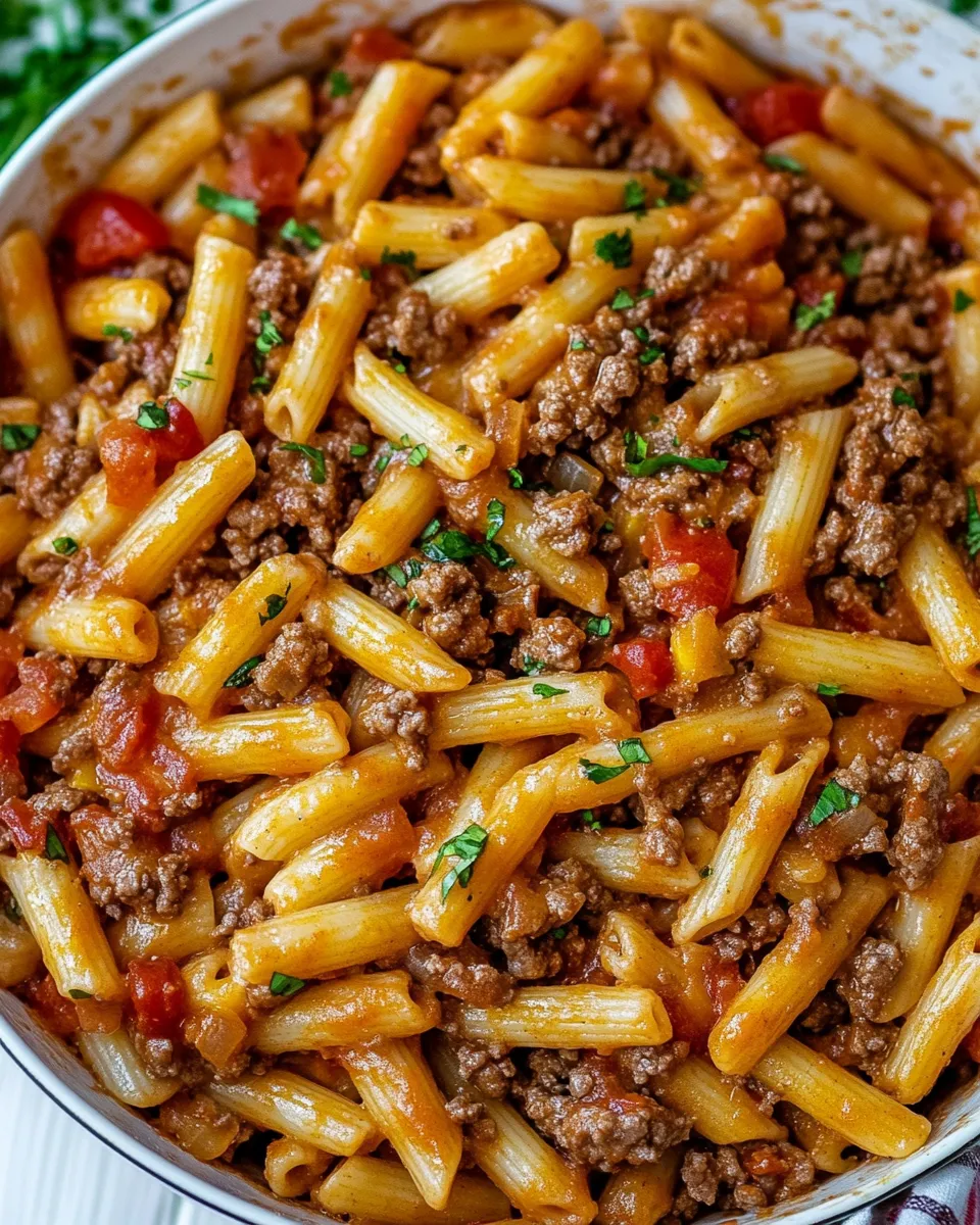 Classic The BEST Taco Pasta image
