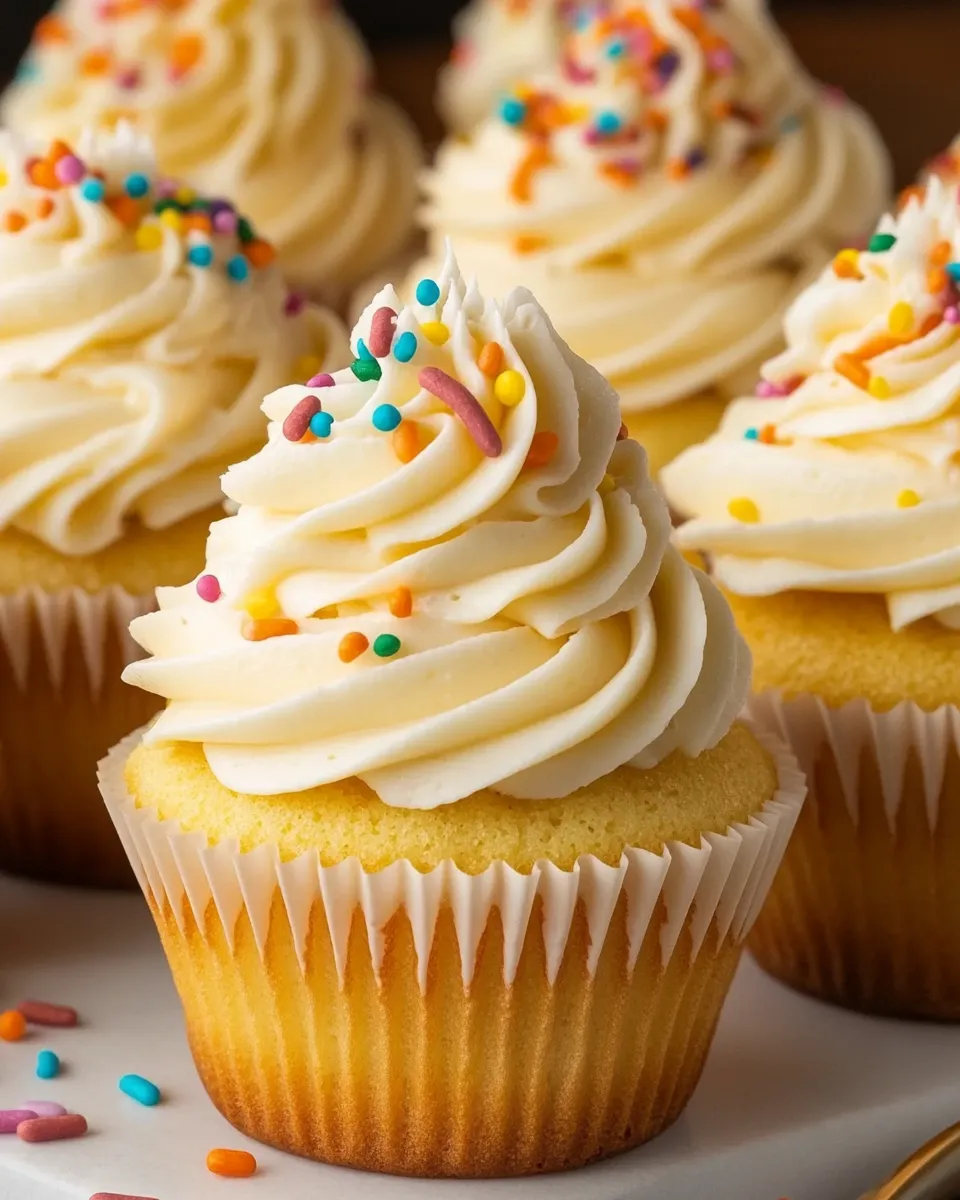 Delicious The Best Cake Mix Cupcakes shot