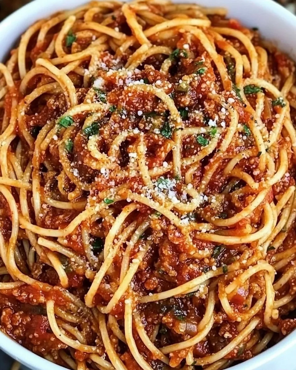Homemade The Best Instant Pot Spaghetti dish photo