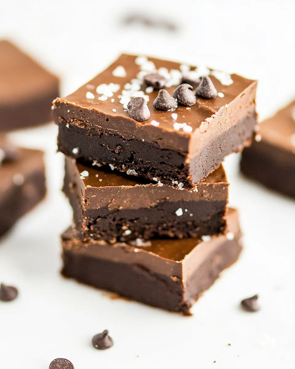 Classic The Best No Bake Brownies image