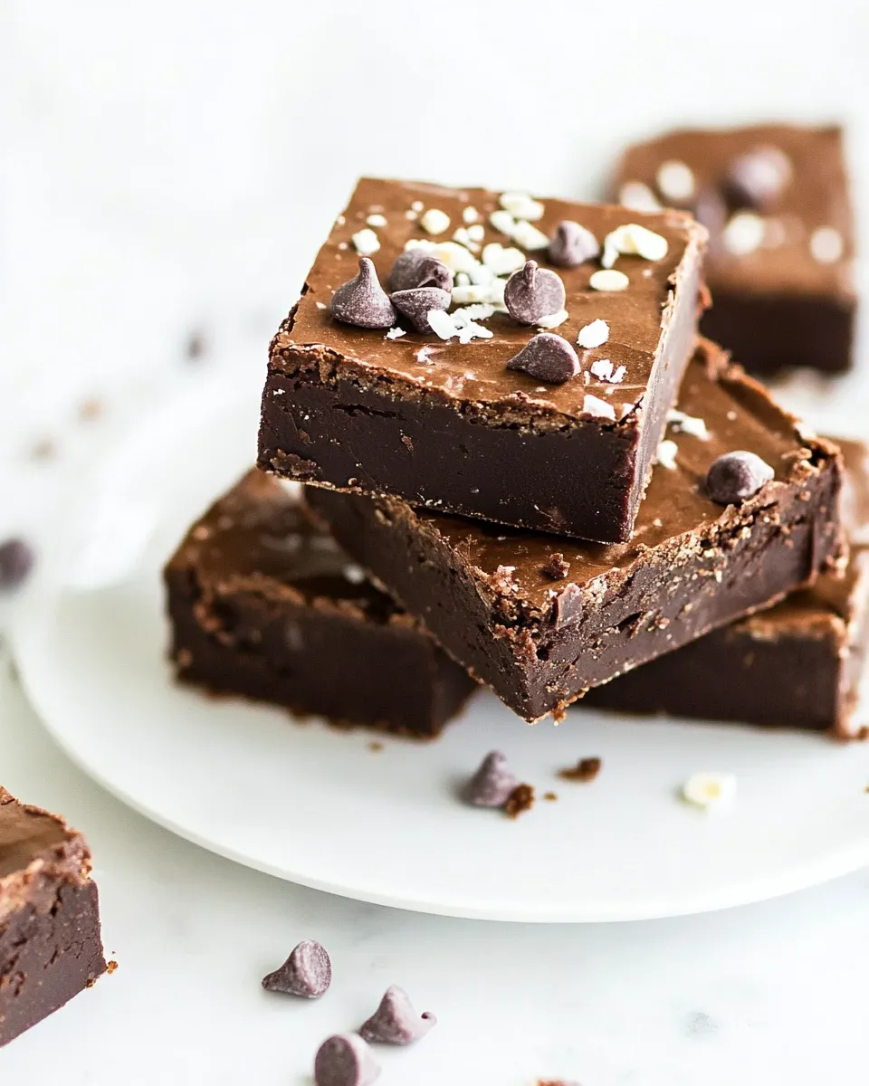 Easy The Best No Bake Brownies recipe photo
