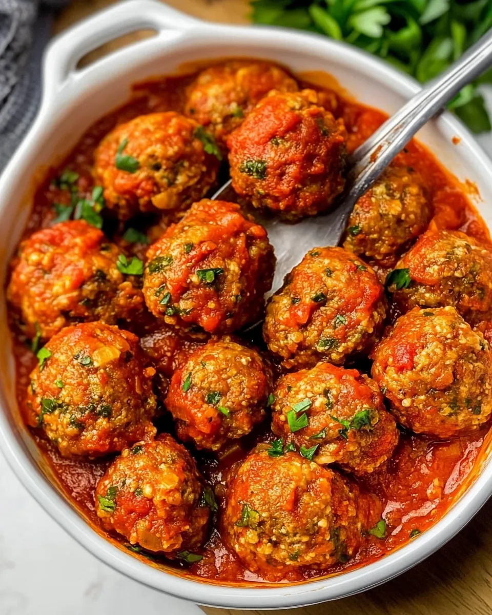 Delicious The Best Vegan Meatballs shot