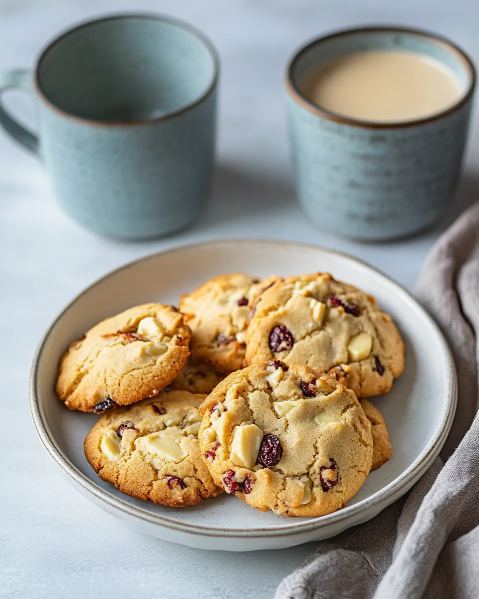 Easy The best white chocolate, cranberry & macadamia cookies recipe photo