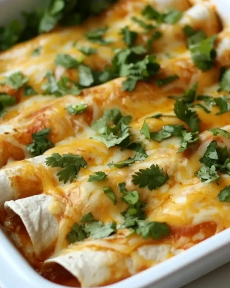 Easy Three Cheese Chicken Enchiladas photo