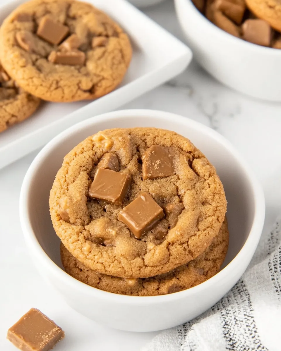 Delicious Toffee Biscoff Cookies image
