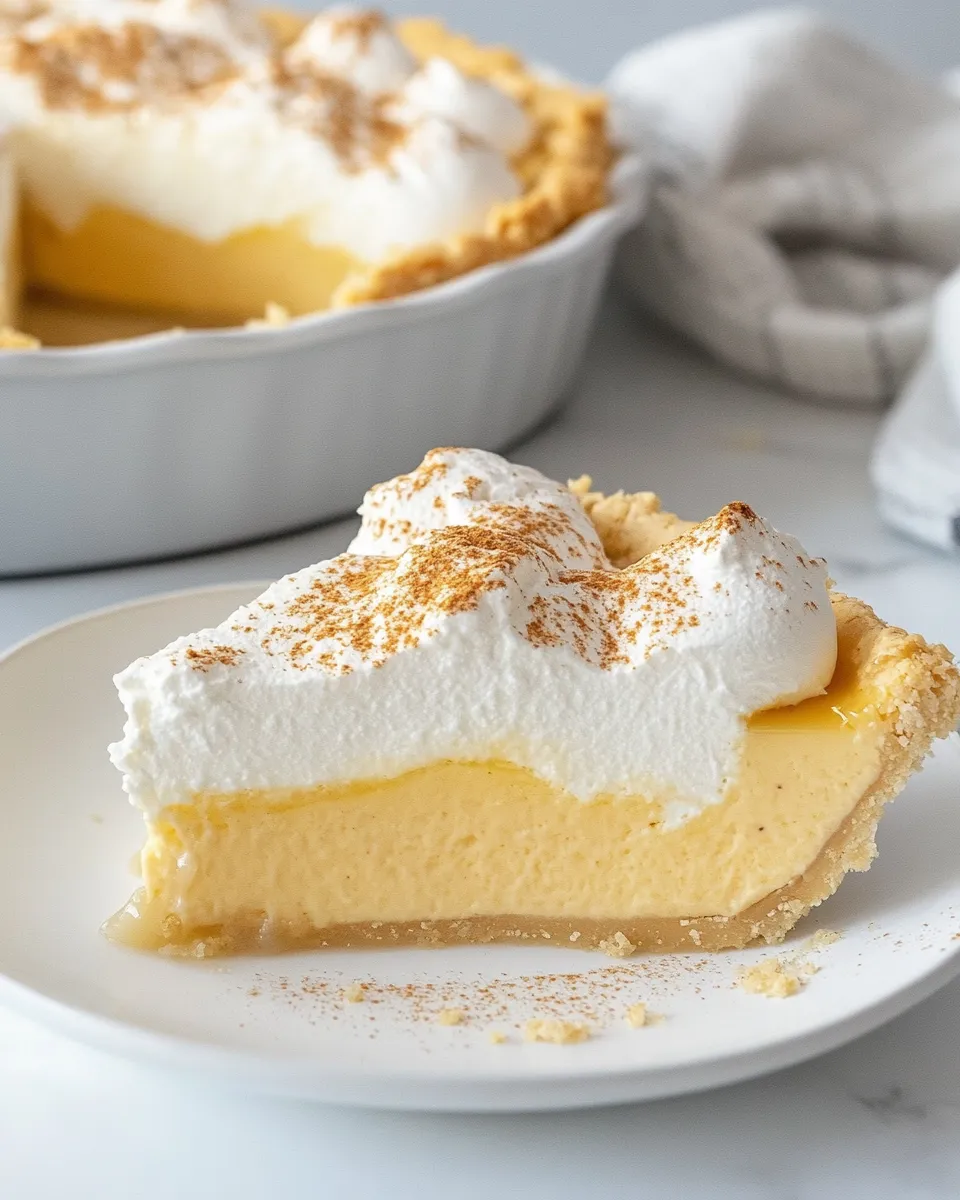 Easy Tres Leches Pie recipe photo