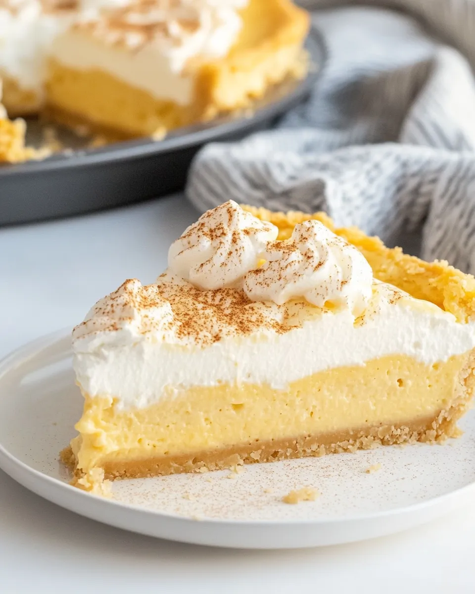 Delicious Tres Leches Pie shot