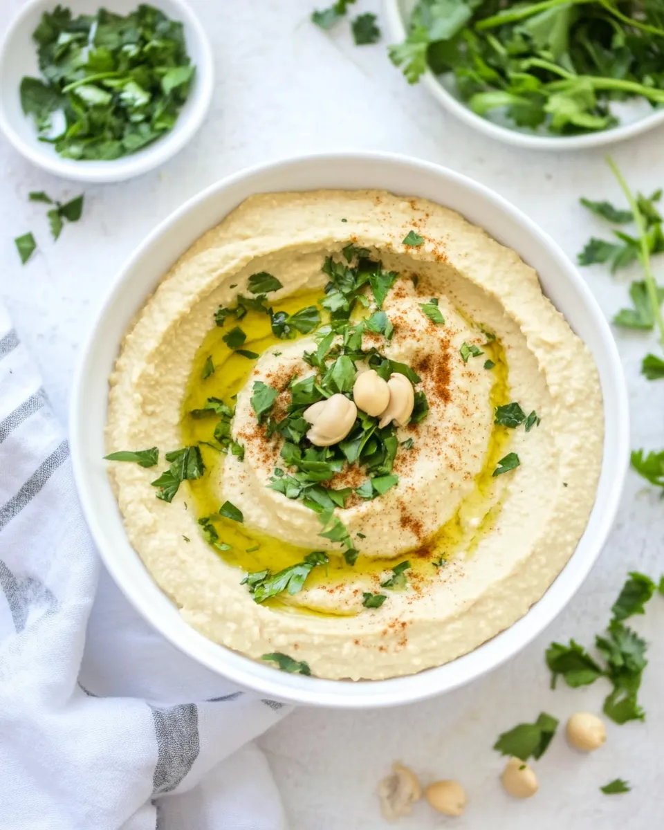 Easy Ultimate Hummus Dip recipe photo