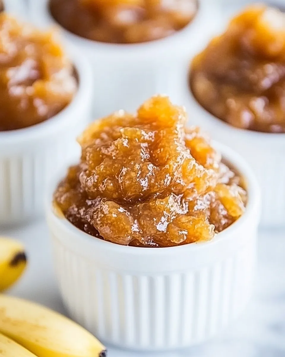 Delicious Vanilla Bean and Brown Sugar Caramelized Banana Jam image