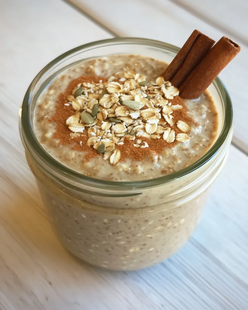 Healthy Vanilla Chai Overnight Oats image
