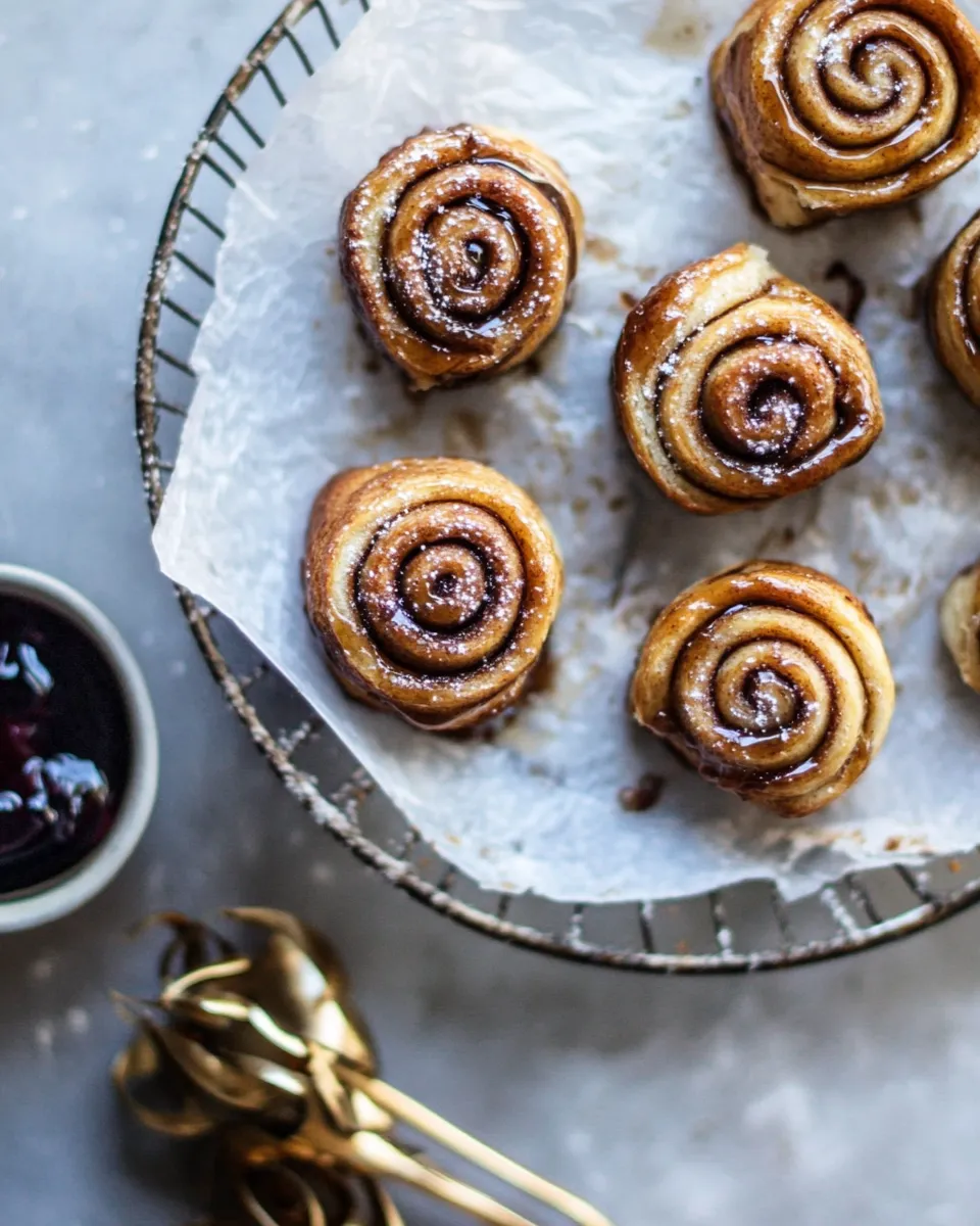 Classic Vegan Cinnamon Roll Pinwheel Bites Recipe image