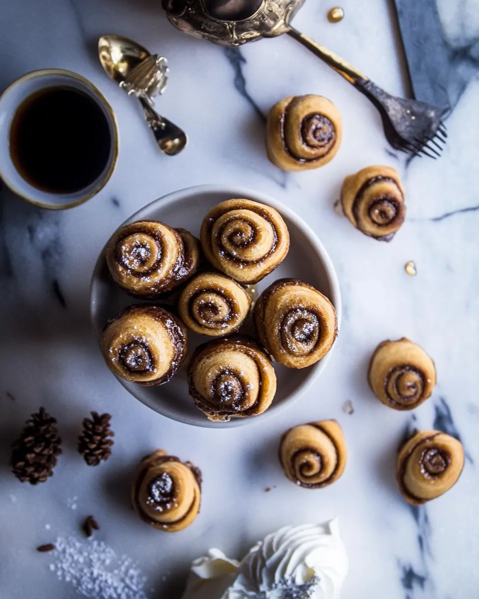 Easy Vegan Cinnamon Roll Pinwheel Bites Recipe shot