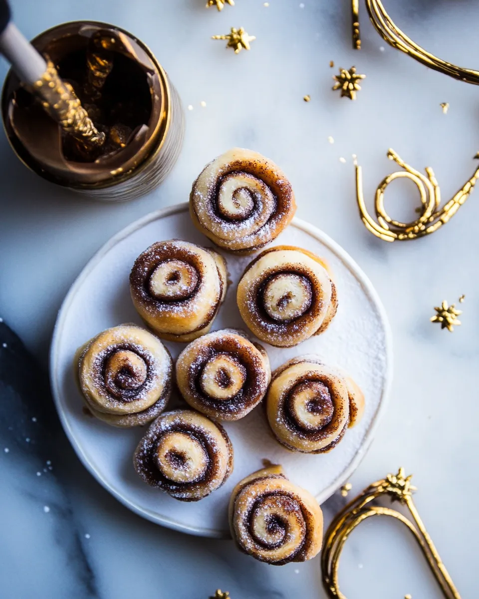 Delicious Vegan Cinnamon Roll Pinwheel Bites Recipe dish photo