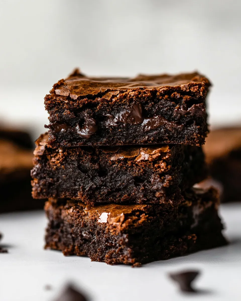 Homemade Vegan Gluten-Free Brownies photo