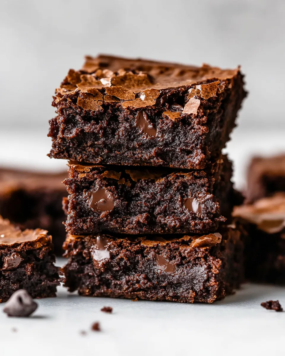 Easy Vegan Gluten-Free Brownies recipe photo