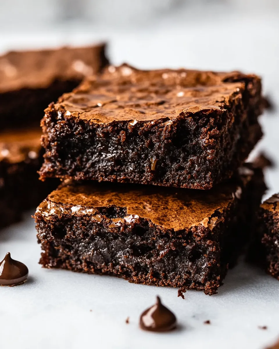 Delicious Vegan Gluten-Free Brownies shot