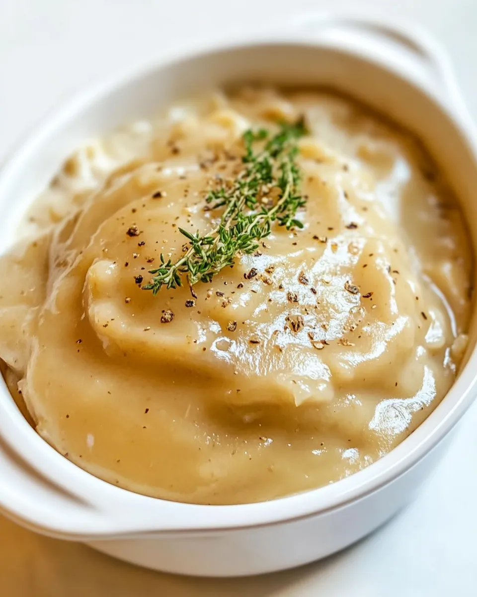 Classic Vegan Onion Gravy image