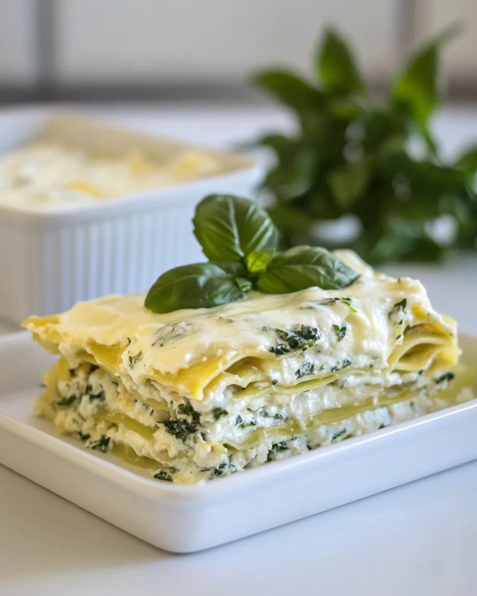 Easy Vegetarian Lasagna with No-Cook White Sauce photo