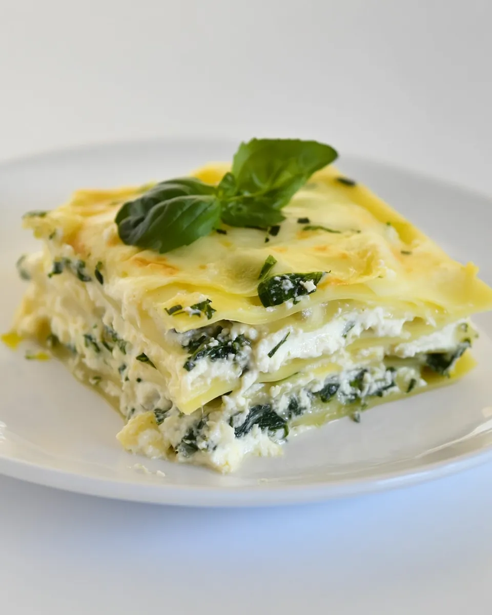 Classic Vegetarian Lasagna with No-Cook White Sauce recipe photo
