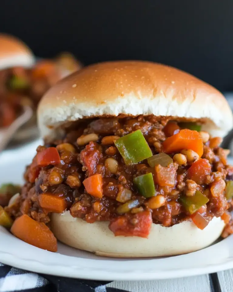 Homemade Vegetarian Sloppy Joes photo