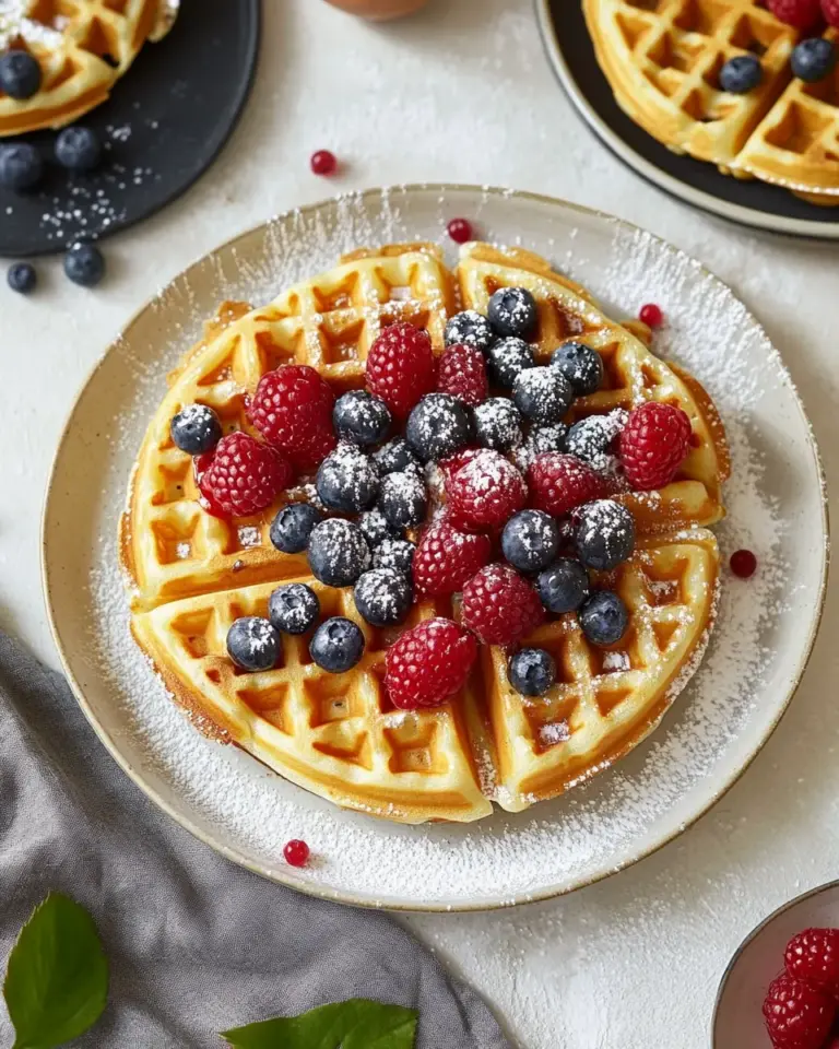 Homemade Waffle Recipe photo