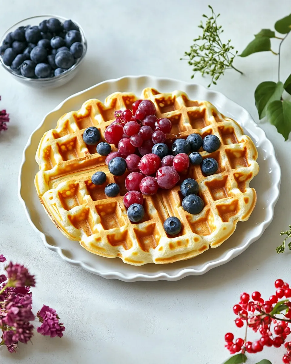 Delicious Waffle Recipe image