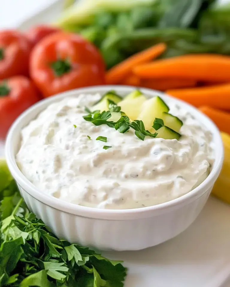 Easy Whipped Cottage Cheese Dip photo