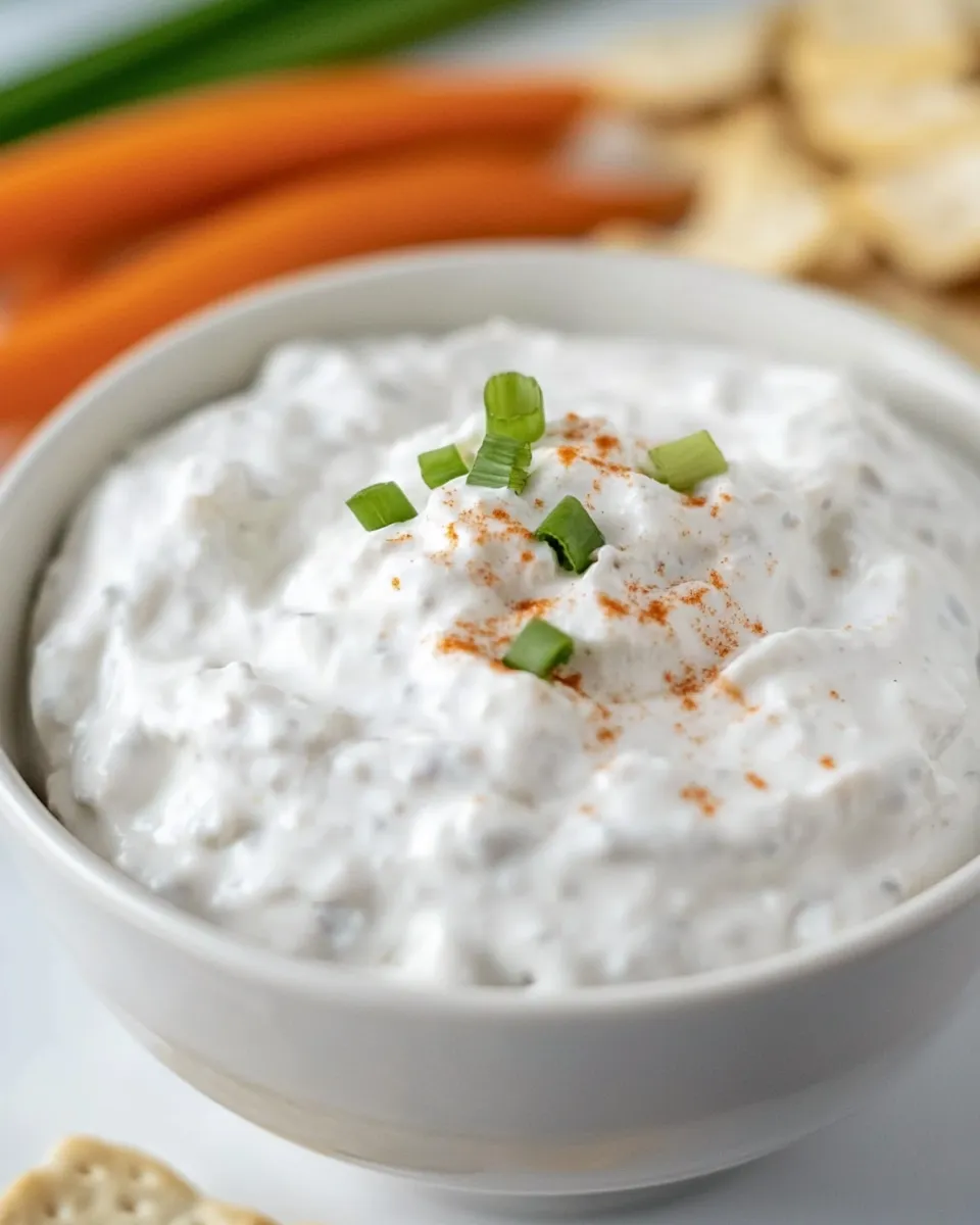 Healthy Whipped Cottage Cheese Dip recipe photo