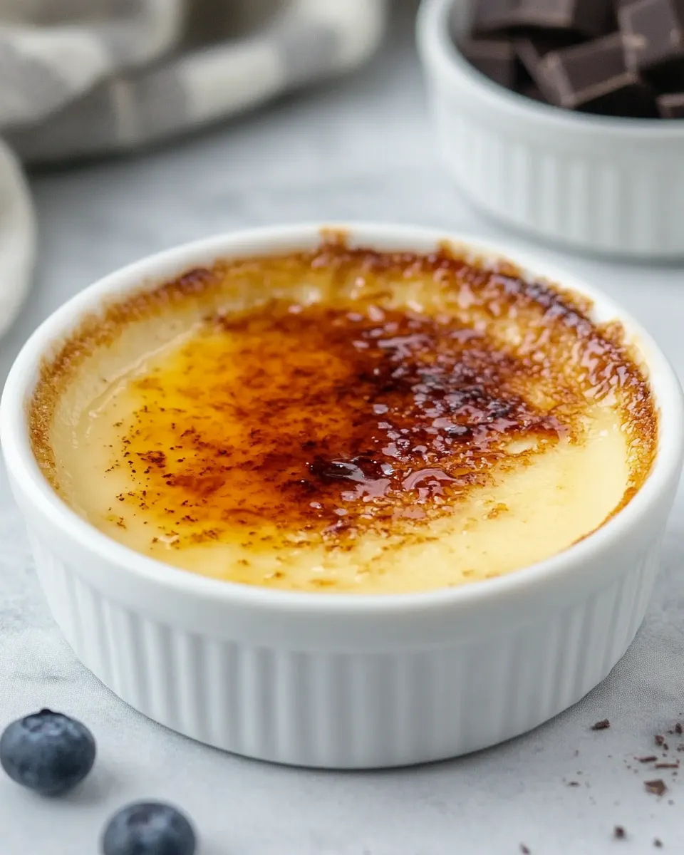 Classic White Chocolate Creme Brulee image