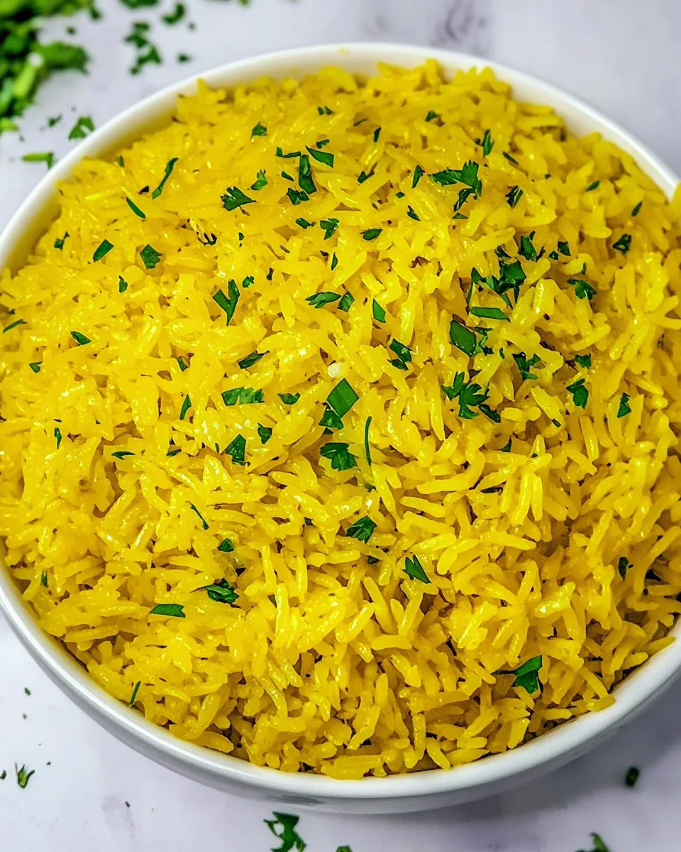 Delicious Yellow Rice shot