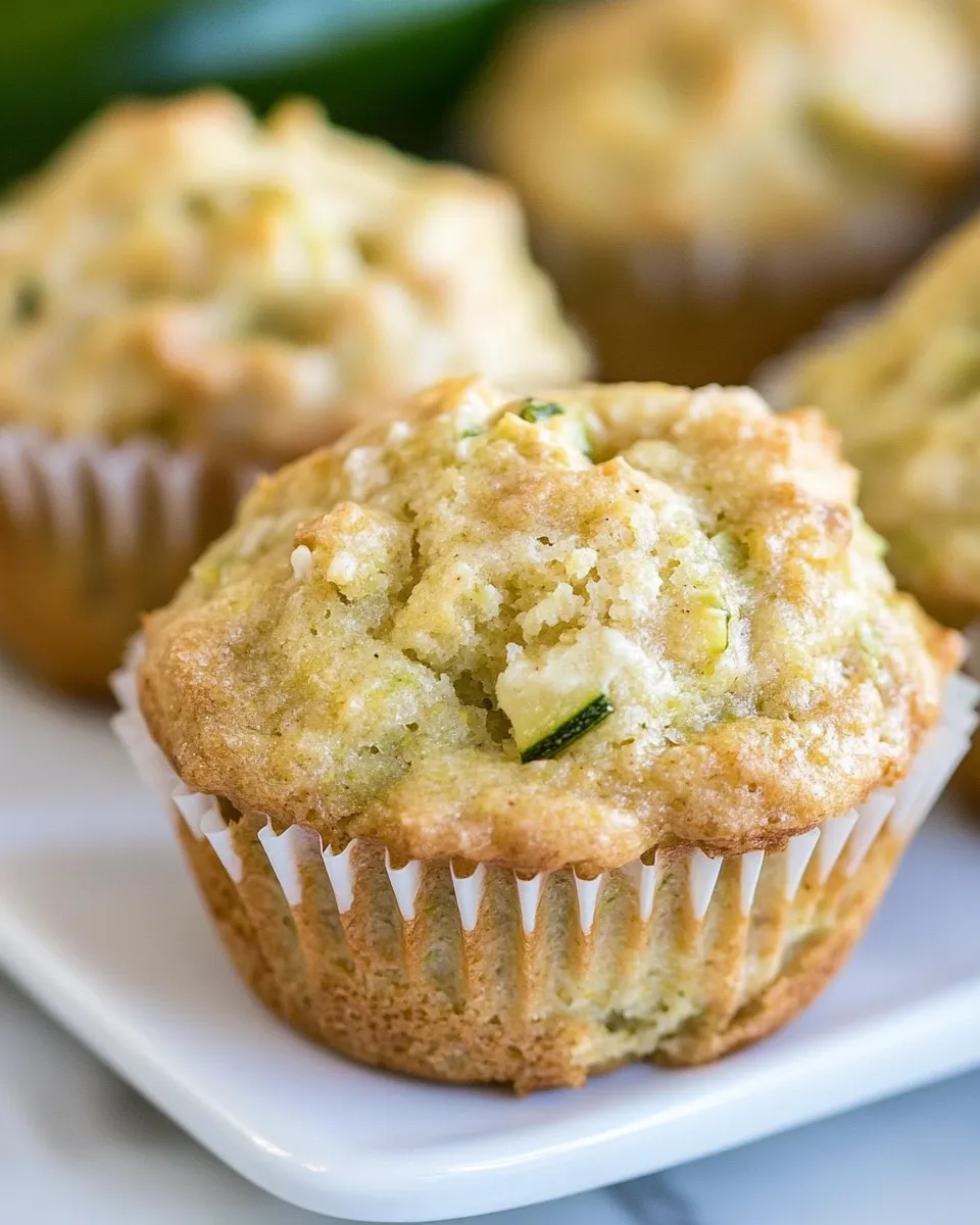 Tasty Zucchini Cream Cheese Muffins shot