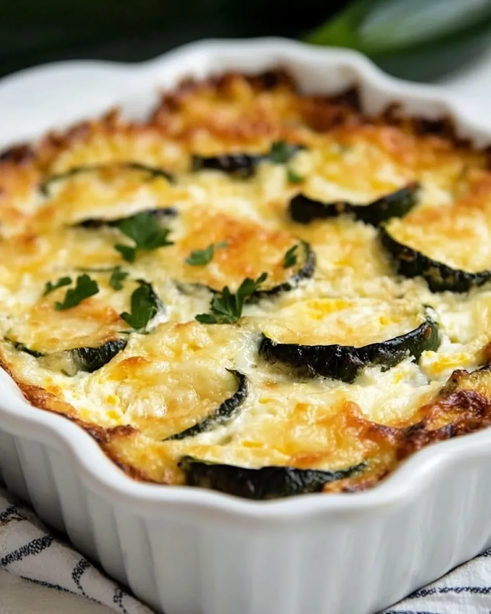 Healthy Zucchini Egg Bake recipe photo